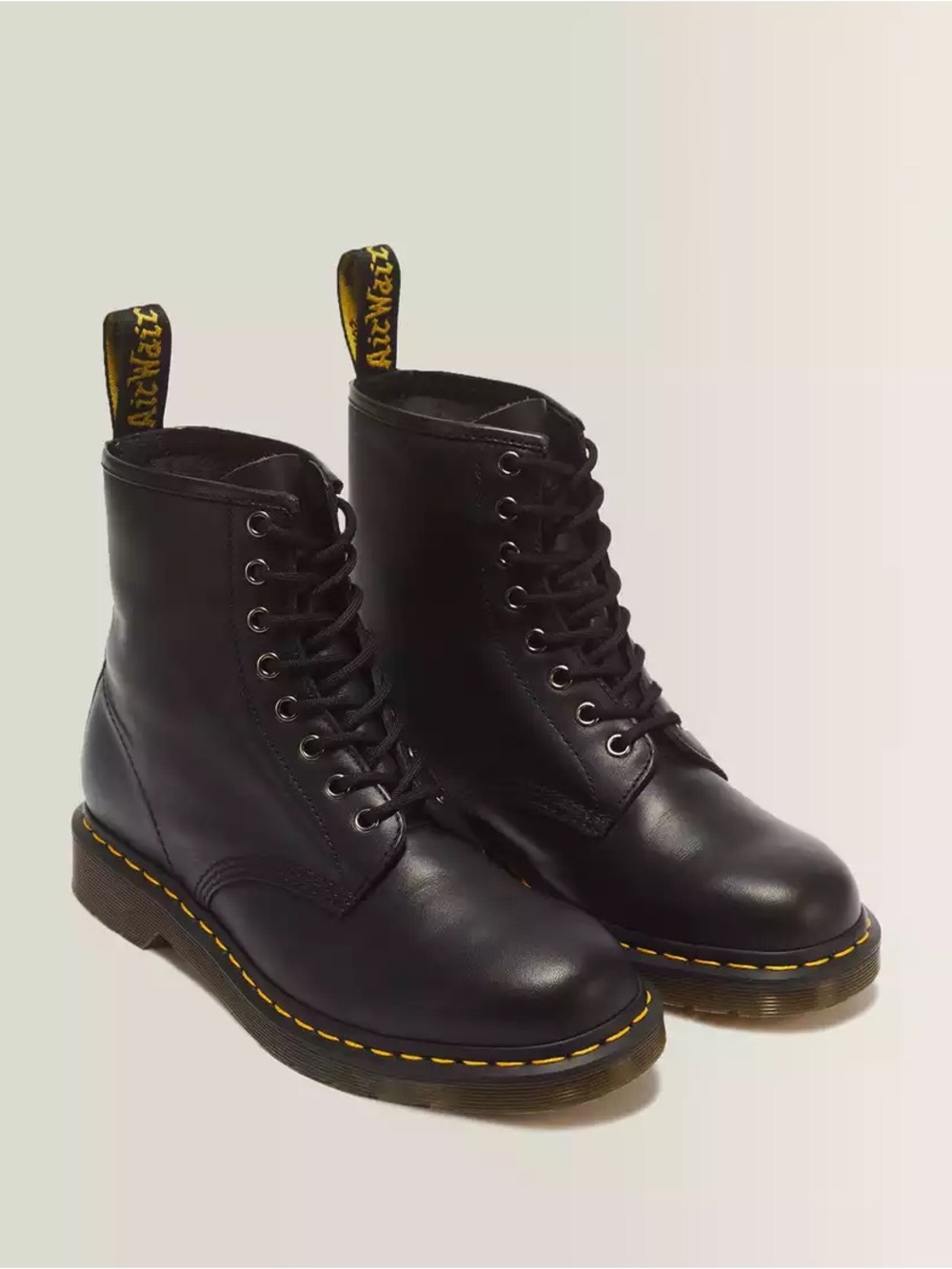 DR. MARTENS 1460 NAPPA LEATHER LACE UP BOOTS